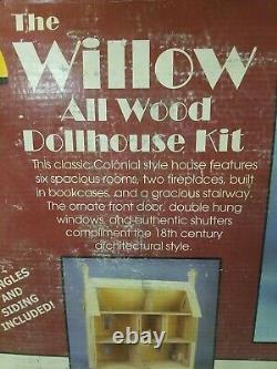 The Willow All Wood Dollhouse Kit 1 Scale