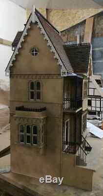 The Wye House Kit Flat packed Unpainted. Dolls House Direct