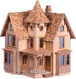 Timeless Victorian Dollhouse Kit 1/24 Scale Perfect for Hobbyists & Families