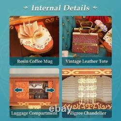 Tonecheer DIY Book Nook Kit for Adults, Miniature Infinity Train Cabin