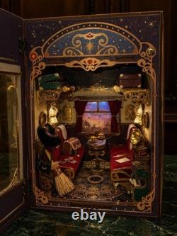 Tonecheer Magical Journey Train Cabin Book Nook Harry Potter Style Halloween