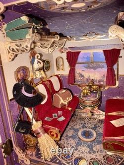 Tonecheer Magical Journey Train Cabin Book Nook Harry Potter Style Halloween