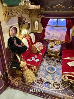 Tonecheer Magical Journey Train Cabin Book Nook Harry Potter Style Halloween