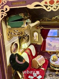 Tonecheer Magical Journey Train Cabin Book Nook Harry Potter Style Halloween