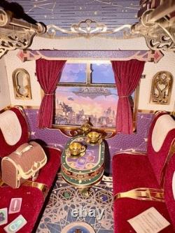 Tonecheer Magical Journey Train Cabin Book Nook Harry Potter Style Halloween