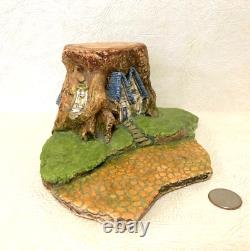 Tree Stump House From Kit Cropper Studios Signed & Dated