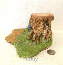 Tree Stump House From Kit Cropper Studios Signed & Dated