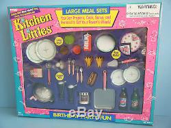 Tyco Kitchen Littles Birthday Party Fun Gift Set New