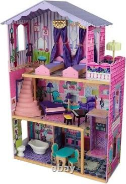 USEDOPEN/DAMAGED BOX KidKraft My Dream Mansion Wooden Dollhouse with Elevator
