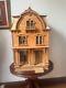 Unfinished Victorian Wooden Dollhouse DIY Kit with Complete Miniature Furniture Se