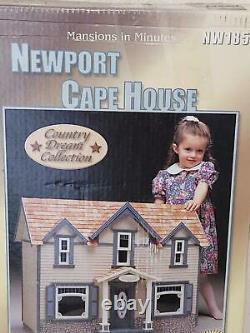 VINTAGE Duracraft -Newport Cape- wood Dollhouse Kit