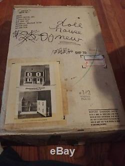 VINTAGE RARE HOFCO KW-142 Homestead House Dollhouse Kit COMPLETE IN open BOX