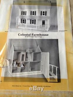 VINTAGE RARE NIB HOFCO KW-152 Colonial Farmhouse Dollhouse Kit COMPLETE IN BOX