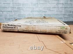 VINTAGE The Washington Wood Doll House Kit # 8004 By Greenleaf SEE IMAGES