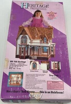 VTG 1991 Dura Craft Heritage Dollhouse Kit Victorian Mansion HR 560 NEW OPEN BOX