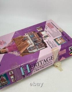 VTG 1991 Dura Craft Heritage Dollhouse Kit Victorian Mansion HR 560 NEW OPEN BOX