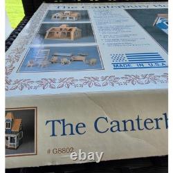 VTG 80s Canterbury House Victorian Dollhouse Kit G8802 Wood Furniture USA