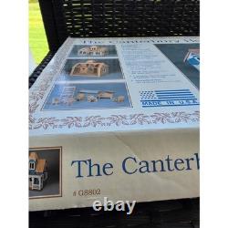 VTG 80s Canterbury House Victorian Dollhouse Kit G8802 Wood Furniture USA