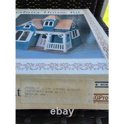 VTG 80s Canterbury House Victorian Dollhouse Kit G8802 Wood Furniture USA
