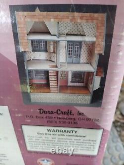 VTG Dollhouse Kit Linfield Mansions in Miniature By Dura-Craft LN 190 New