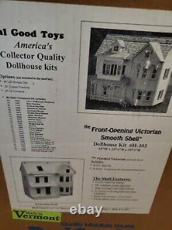 VTG Dollhouse Miniature Real Good Toys Front Opening Victorian Kit! 112 wood