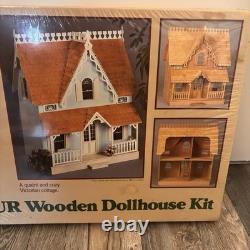 VTG Greenleaf The Arthur Wooden Doll House Kit 1981 No. 8012 Made In USA -SEALED