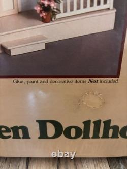 VTG Greenleaf The Arthur Wooden Doll House Kit 1981 No. 8012 Made In USA -SEALED