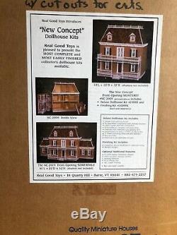VTG HUGE REAL GOOD TOYS NEW CONCEPT DOLLHOUSE KIT WithBOTH ADDITIONS NEW IN BOXES