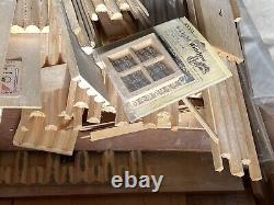 VTG Jan's Small World Hobnob Wood Log Cabin Dollhouse Model Kit 24x18.5x13