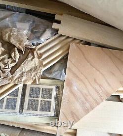 VTG Jan's Small World Hobnob Wood Log Cabin Dollhouse Model Kit 24x18.5x13