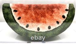 VTG OOAK 148 Watermelon-Themed Bedroom Scene in Acrylic Case- artisan created