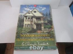 VTG PRESIDENT'S CHOICE Wooden Dollhouse Kit Victorian Country Home New In Box