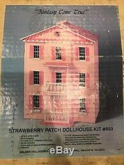 VTG Walmer Strawberry Patch Dollhouse Kit #459, Victorian 3 Story Dollhouse, NEW