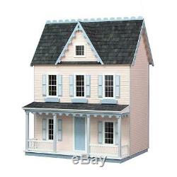 Vermont Farmhouse Doll House Paintable Unfinished Wood Moveable Interior Walls