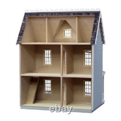 Vermont Farmhouse Jr. Dollhouse Kit Classic 1 Scale Country-Style Home