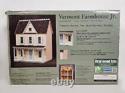Vermont Farmhouse Jr Wood Dollhouse Kit. Real Good Toys Model MM-JM401 Sealed