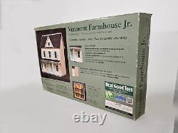 Vermont Farmhouse Jr Wood Dollhouse Kit. Real Good Toys Model MM-JM401 Sealed