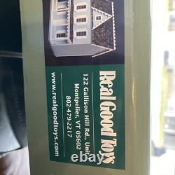 Vermont Farmhouse Junior Wood Dollhouse Kit by Real Good Toys NEW Unopened Box