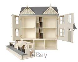 Victorian Dolls House & Basement Kit Cedars 112 Scale Unpainted Flat Pack