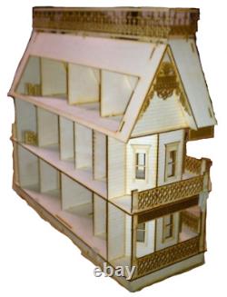 Victorian Farmhouse 124 Half Inch Scale Dolls House Laser Cut Flat Pack Kit