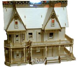 Victorian Farmhouse 124 Half Inch Scale Dolls House Laser Cut Flat Pack Kit