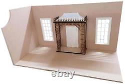 Victorian or Georgian Garden Room Box Area Unpainted Flat Pack Kit 112 Scale