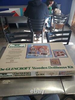 Vintage1983 Greenleaf The GLENCROFT Wooden Dollhouse Kit #8001 Box Craft