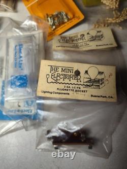 Vintage 112 Scale Doll House Kits, Furniture, Accessories, Materials & Circuits
