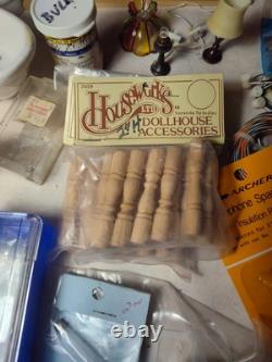 Vintage 112 Scale Doll House Kits, Furniture, Accessories, Materials & Circuits