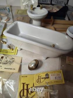 Vintage 112 Scale Doll House Kits, Furniture, Accessories, Materials & Circuits