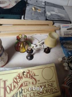 Vintage 112 Scale Doll House Kits, Furniture, Accessories, Materials & Circuits
