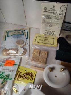 Vintage 112 Scale Doll House Kits, Furniture, Accessories, Materials & Circuits