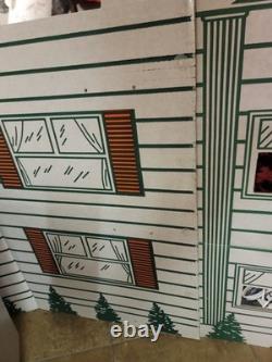 Vintage 1970 Carol Wright Gifts Cardboard Dollhouse Kit