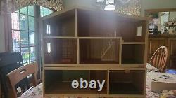 Vintage 1970's Lundby of Sweden Dollhouse with Wiring Kit and Furniture